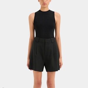 SIR the label Clemence Black High Waist Shorts